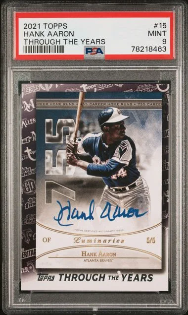 2021 Topps Hank Aaron Through The Years #15 card image
