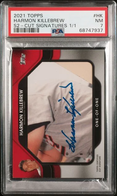 2021 Topps Harmon Killebrew S2 Cut Signatures #CS-HK card image