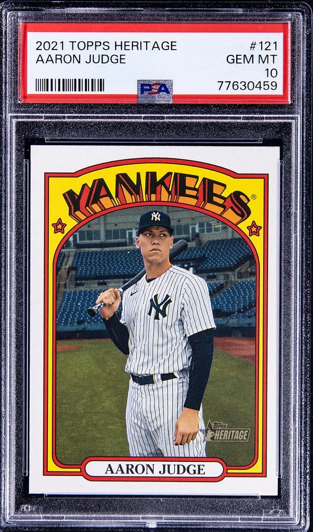 2021 Topps Heritage Aaron Judge #121 card image