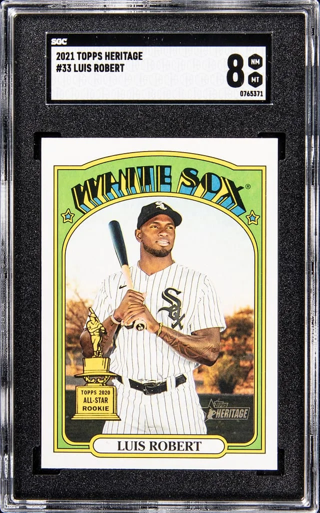 2021 Topps Heritage Luis Robert #33 card image