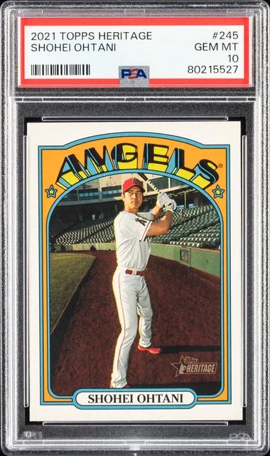 2021 Topps Heritage Shohei Ohtani #245 card image