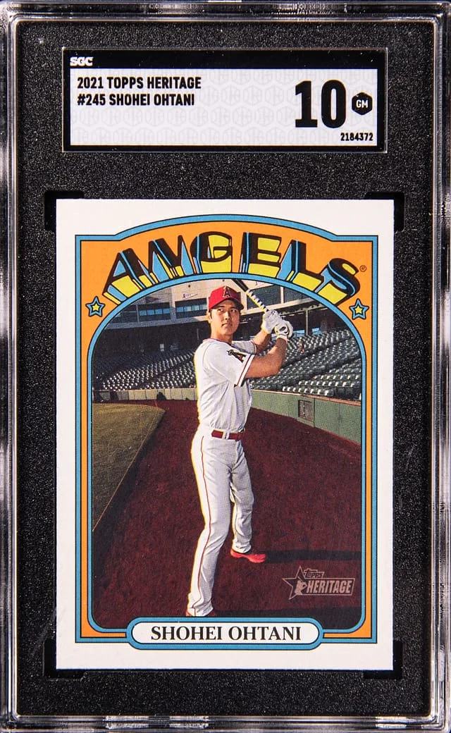 2021 Topps Heritage Shohei Otani #245 card image
