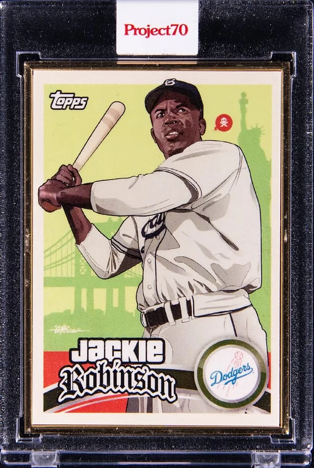 2021 Topps Jackie Robinson - Topps Encased Project70 Art By Quiccs #564 card image