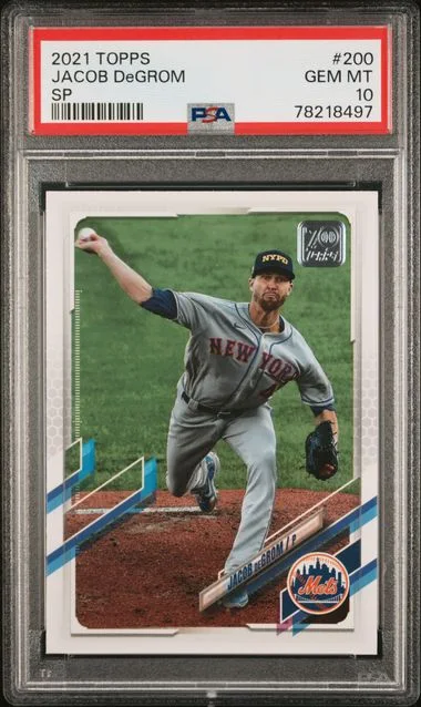 2021 Topps Jacob Degrom #200 card image
