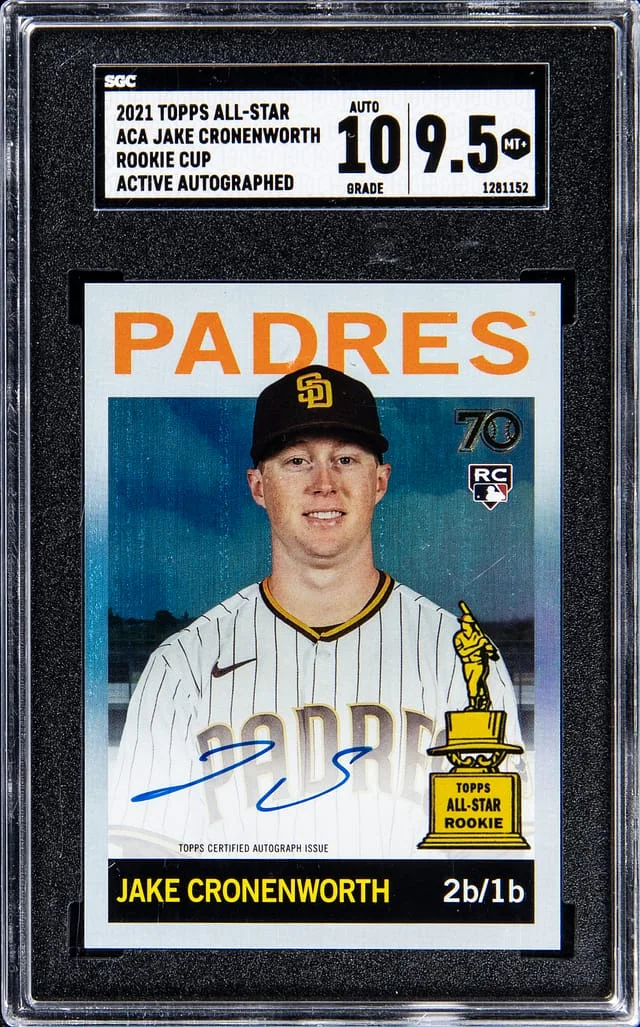 2021 Topps Jake Cronenworth All-Star Cup Active Autographed #ACA-JC card image
