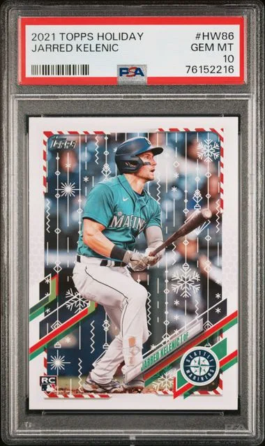 2021 Topps Jarred Kelenic Holiday #HW86 card image