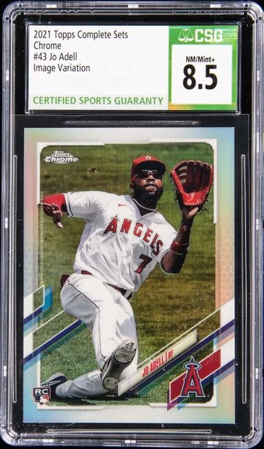 2021 Topps Jo Adell Complete Sets Chrome Image Variation #43 card image