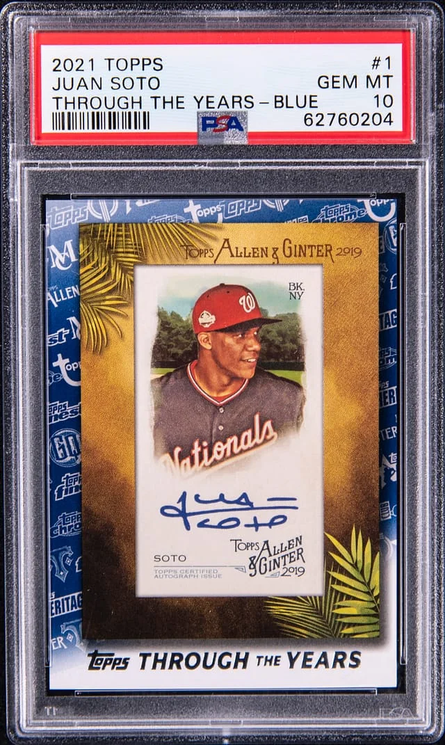 2021 Topps Juan Soto Through The Years #1 card image