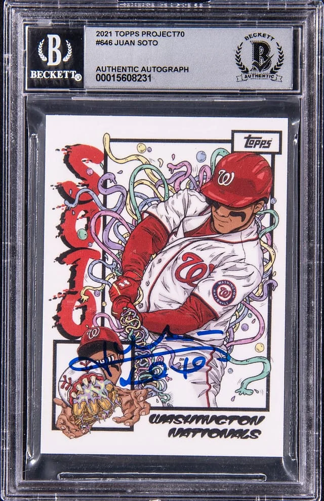 2021 Topps Juan Soto Project70 #646 card image