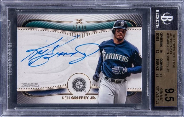 2021 Topps Ken Griffey Jr. Definitive Autographs #DCA-KGJ card image