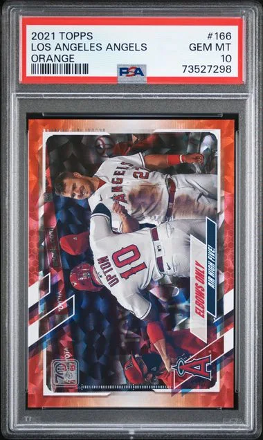2021 Topps Los Angeles Angels Orange #166 card image
