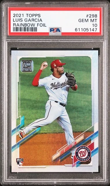 2021 Topps Luis Garcia Rainbow Foil #298 card image