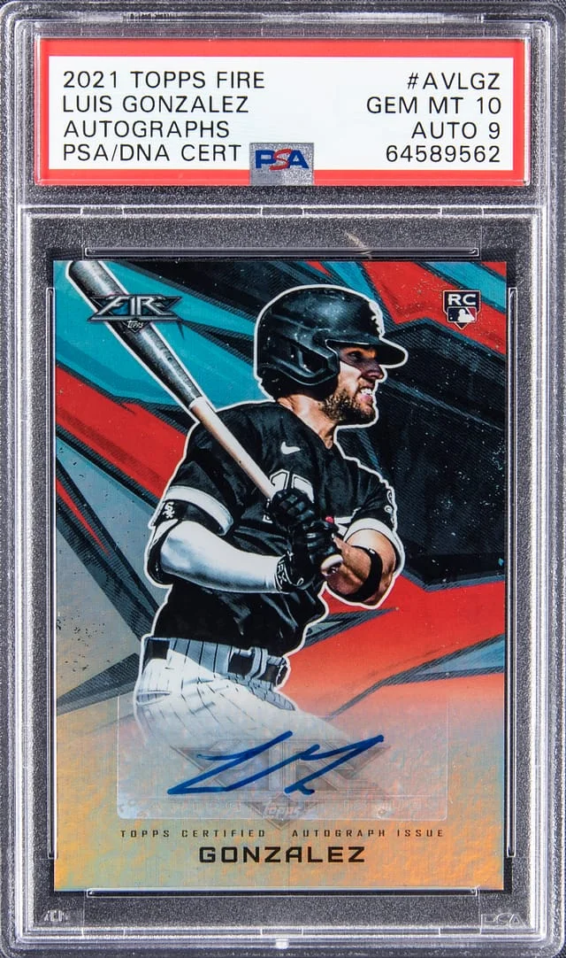 2021 Topps Luis Gonzalez Fire Autograph #AV-LGZ card image
