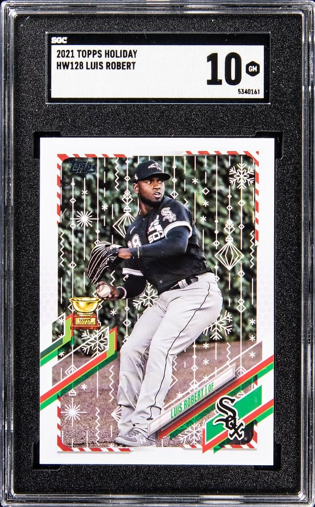 2021 Topps Luis Robert Holiday #HW128 card image