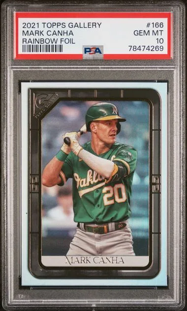 2021 Topps Mark Canha Gallery Rainbow Foil #166 card image