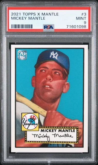 2021 Topps Mickey Mantle X #3 card image
