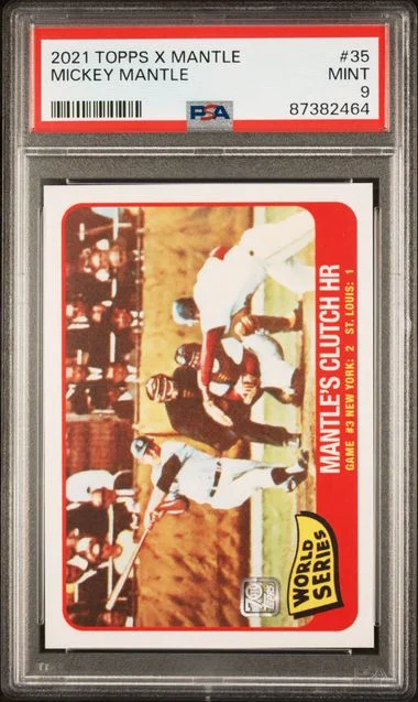 2021 Topps Mickey Mantle X Collection #35 card image