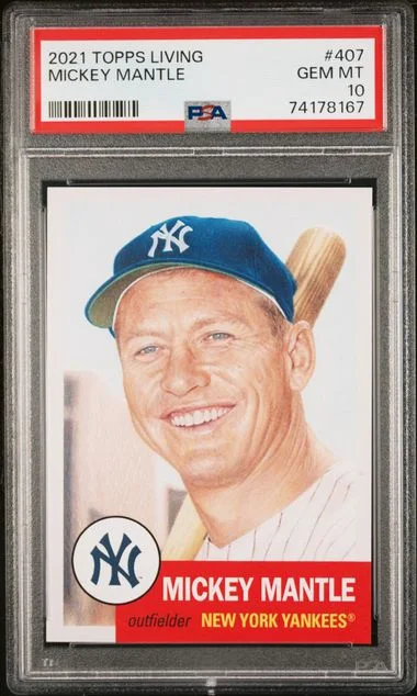 2021 Topps Mickey Mantle Living #407 card image