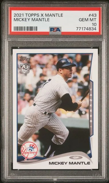 2021 Topps Mickey Mantle X Collection #43 card image