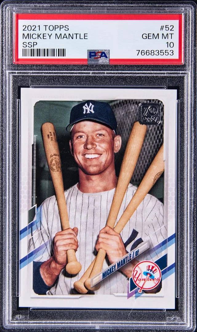 2021 Topps Mickey Mantle SSP #52 card image
