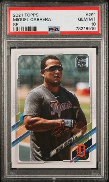 2021 Topps Miguel Cabrera #291 card image