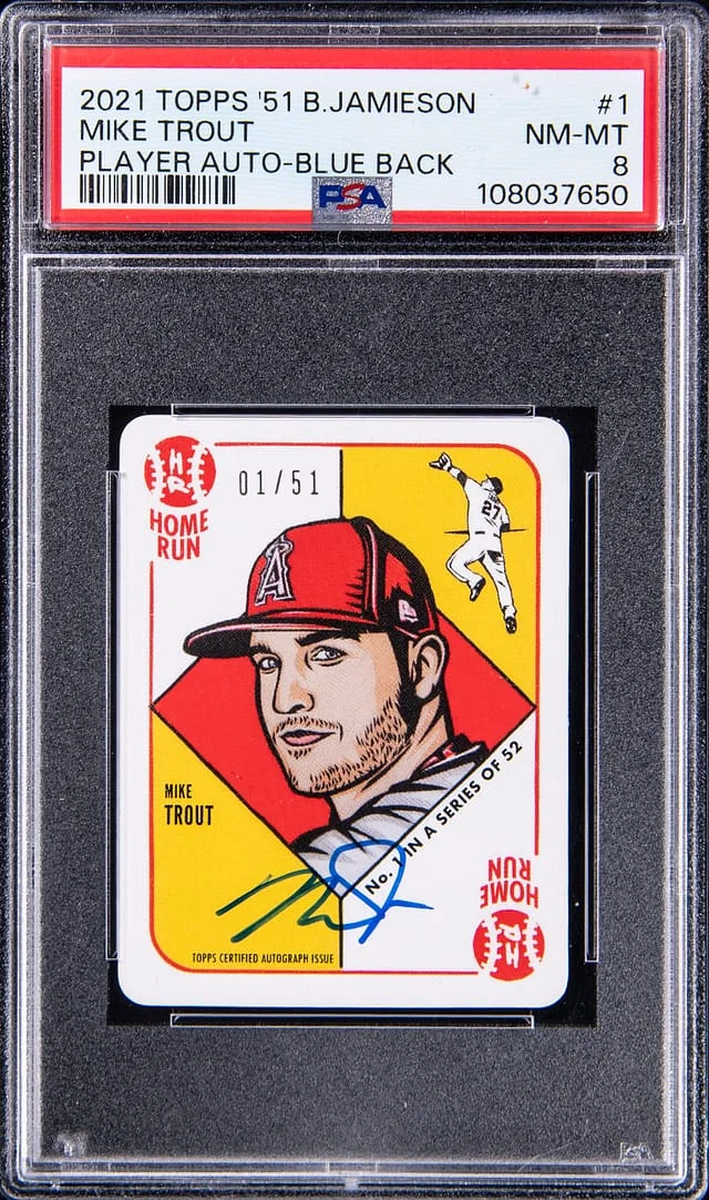 2021 Topps Mike Trout 1986 Topps Baseball 35Th Anniversary #1 card image