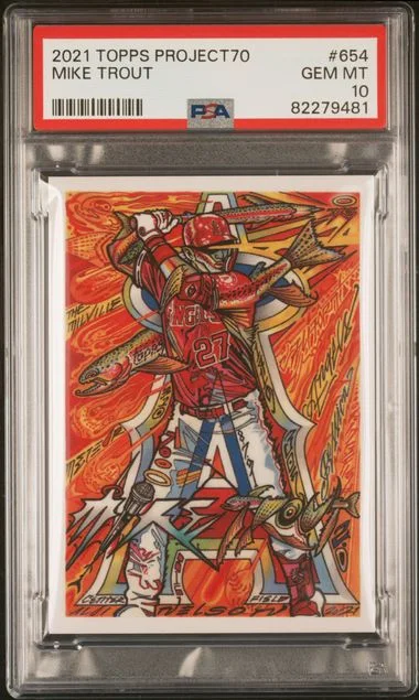 2021 Topps Mike Trout Project70 #654 card image