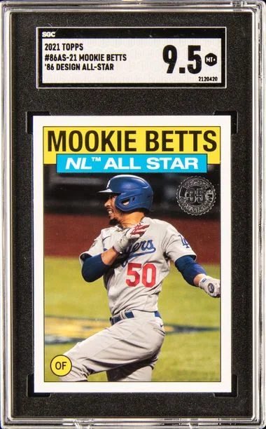 2021 Topps Mookie Betts 86 Design All-Star #86AS-21 card image