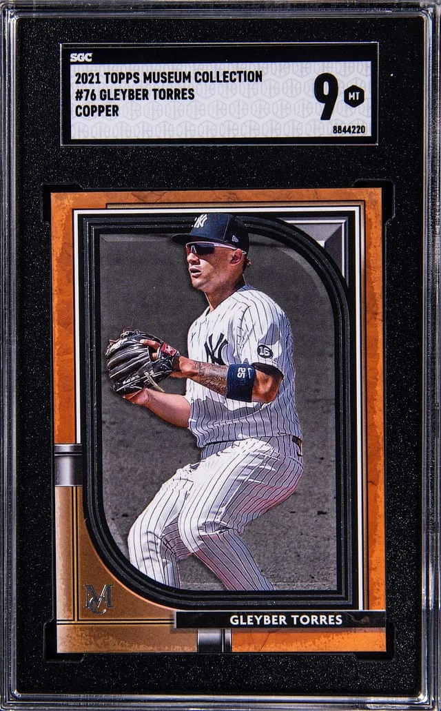2021 Topps Museum Collection Gleyber Torres Copper #76 card image