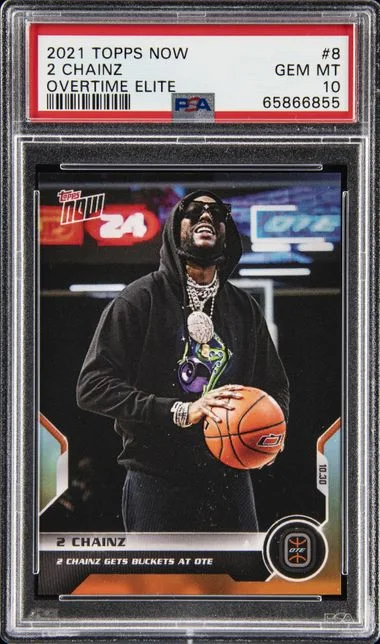 2021 Topps Now 2 Chainz Overtime Elite #8 card image