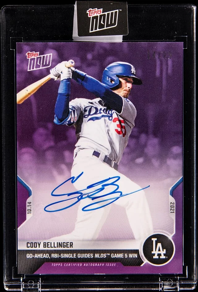 2021 Topps Now Cody Bellinger #970C card image