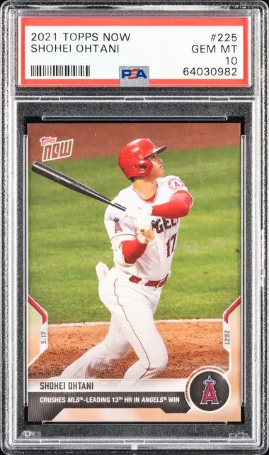 2021 Topps Now Shohei Ohtani #225 card image