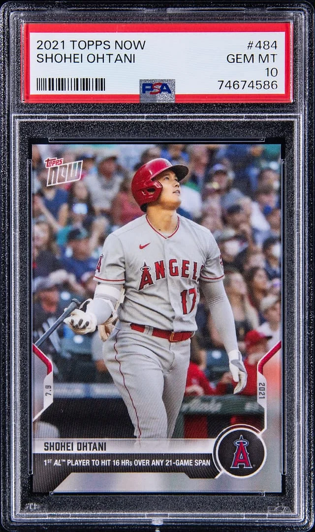 2021 Topps Now Shohei Ohtani #484 card image