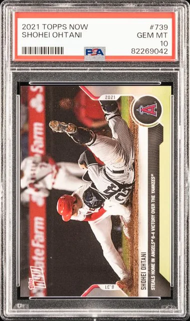 2021 Topps Now Shohei Ohtani #739 card image