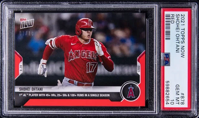 2021 Topps Now Shohei Ohtani Red #875 card image