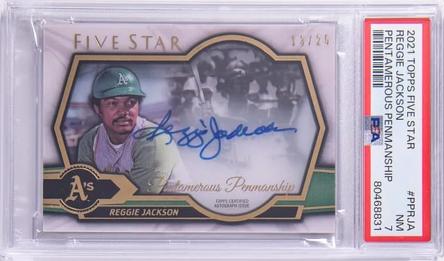2021 Topps Reggie Jackson Five Star Pentamerous Penmanship #PP-RJA card image