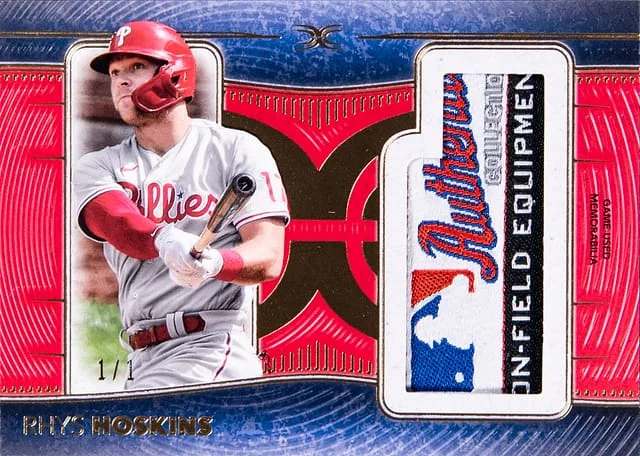 2021 Topps Rhys Hoskins Helmet Definitive Collection #DHC-RH card image