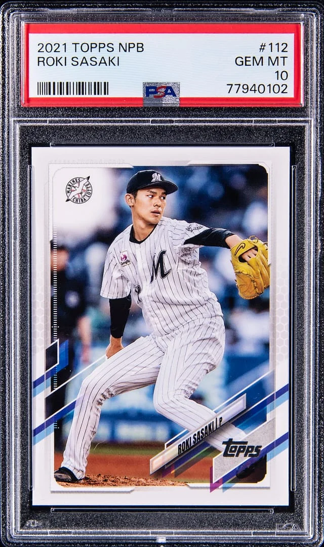 2021 Topps Roki Sasaki NPB #112 card image
