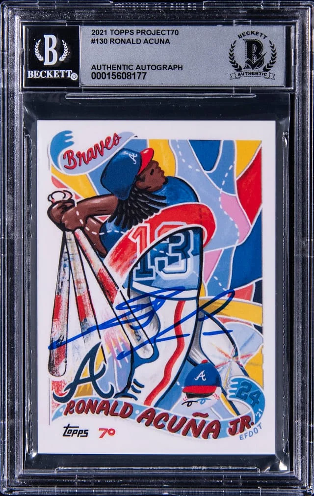 2021 Topps Ronald Acuna Jr. Project70 #130 card image