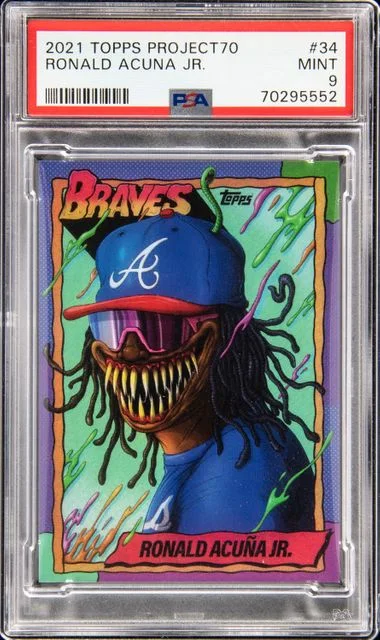 2021 Topps Ronald Acuna Jr. Project70 #34 card image