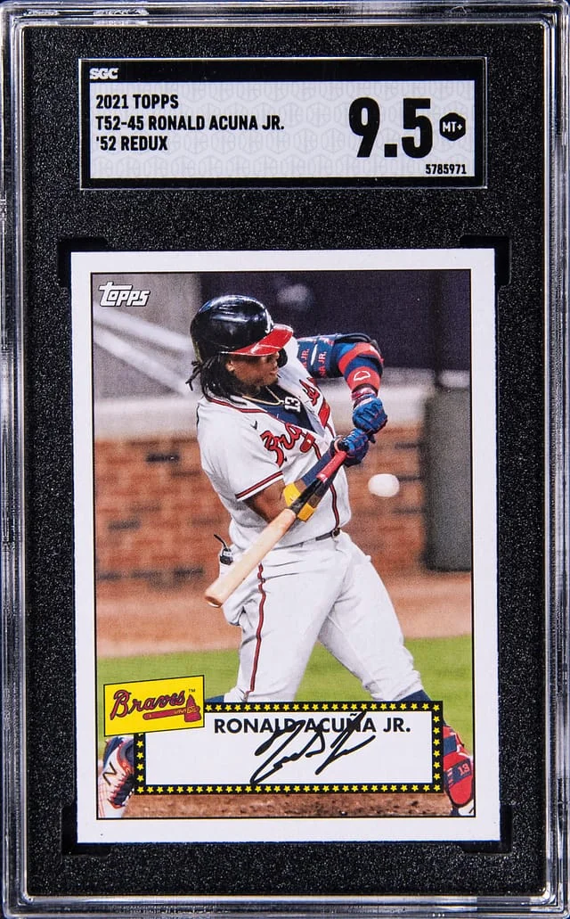 2021 Topps Ronald Acuna Jr. 1952 Redux #T52-45 card image