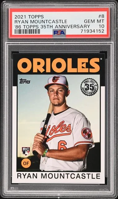 2021 Topps Ryan Mountcastle 86 Topps Baseball 35th Anniversary #8 card image