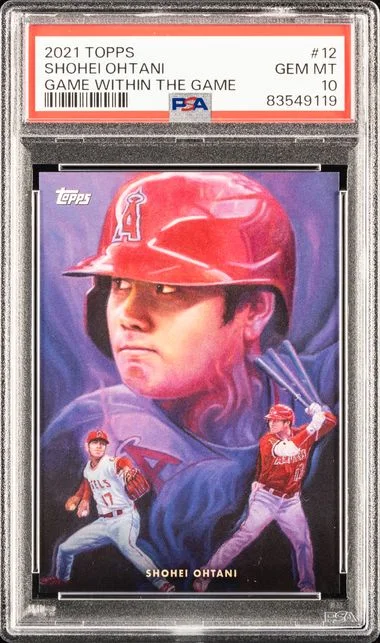 2021 Topps Shohei Ohtani Game Within The Game #12 card image