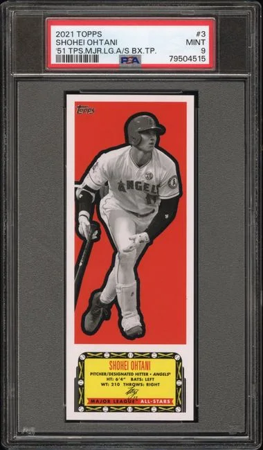2021 Topps Shohei Ohtani 1951 Topps Major League All-Stars Box Toppers #3 card image