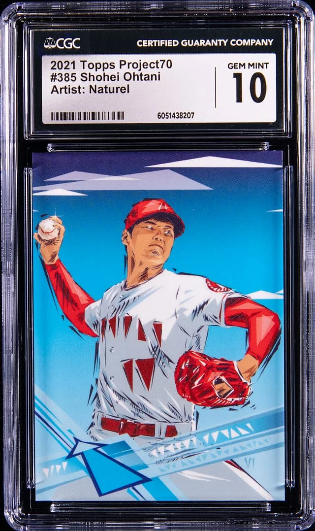2021 Topps Shohei Ohtani Project70 Naturel #385 card image