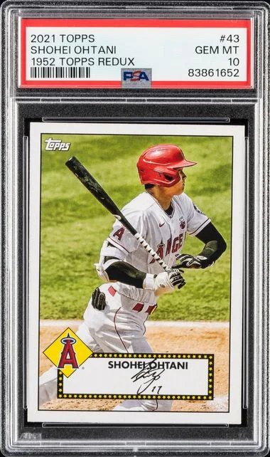 2021 Topps Shohei Ohtani 1952 Topps Redux #43 card image
