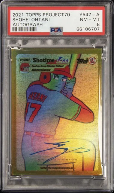 2021 Topps Shohei Ohtani Project70 Autograph #547-A card image
