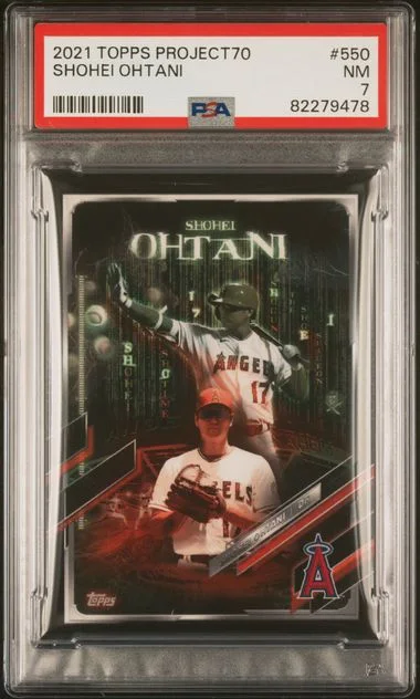2021 Topps Shohei Ohtani Project70 #550 card image