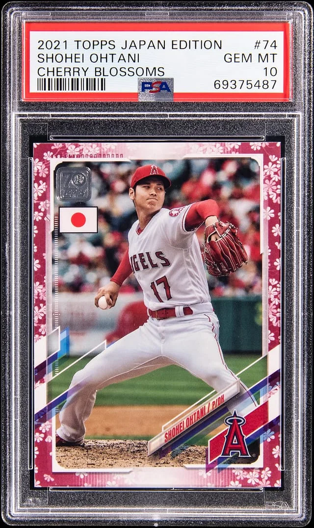 2021 Topps Shohei Ohtani Japan Edition Cherry Blossoms #74 card image