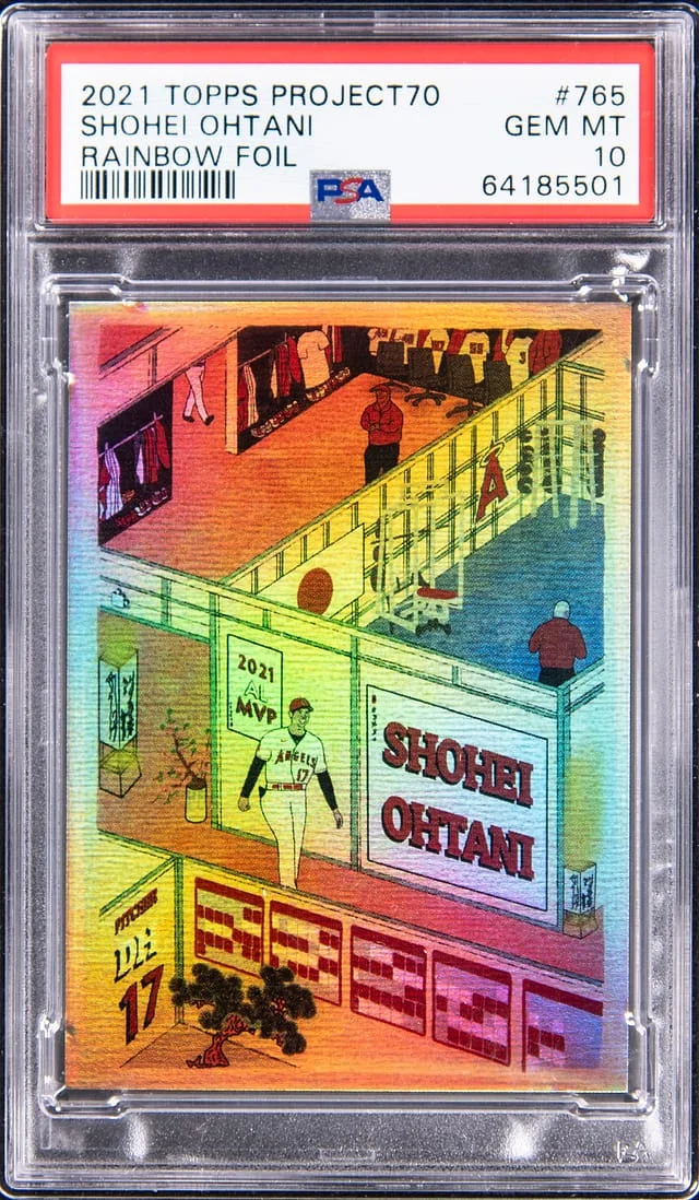 2021 Topps Shohei Ohtani Project70 Rainbow Foil #765 card image